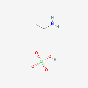 molecular formula C2H8ClNO4 B15482461 Ethanamine, perchlorate CAS No. 14999-73-6