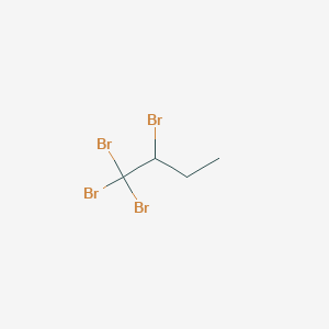 molecular formula C4H6Br4 B15482466 1,1,1,2-Tetrabromobutane CAS No. 25497-47-6