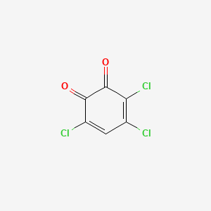 molecular formula C6HCl3O2 B15482473 3,4,6-Trichloro-o-benzoquinone CAS No. 23431-16-5