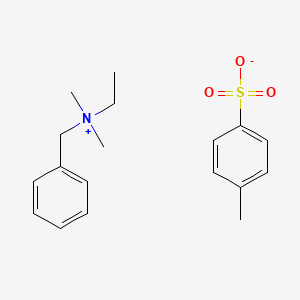 molecular formula C18H25NO3S B15482543 N-Benzyl-N,N-dimethylethanaminium 4-methylbenzene-1-sulfonate CAS No. 22703-25-9