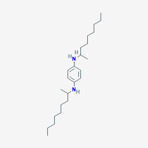 molecular formula C24H44N2 B15482550 1,4-Benzenediamine, N,N'-bis(1-methyloctyl)- CAS No. 22146-31-2