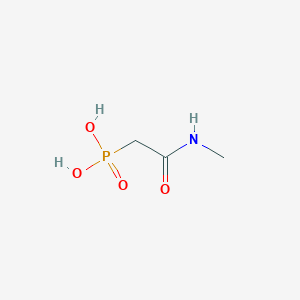 molecular formula C3H8NO4P B15482686 [2-(Methylamino)-2-oxoethyl]phosphonic acid CAS No. 22363-90-2