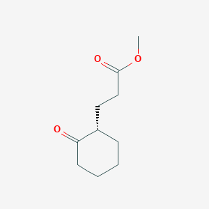 molecular formula C10H16O3 B15482898 methyl 3-[(1S)-2-oxocyclohexyl]propanoate CAS No. 24738-84-9