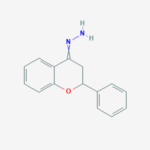 molecular formula C15H14N2O B154830 Flavanone hydrazone CAS No. 1692-46-2