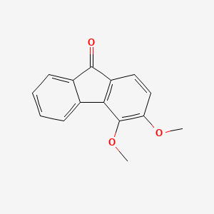 molecular formula C15H12O3 B15483476 3,4-Dimethoxy-9H-fluoren-9-one CAS No. 23346-81-8