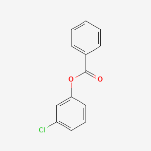 molecular formula C13H9ClO2 B15483610 Benzoic acid m-chlorophenyl ester CAS No. 13189-55-4
