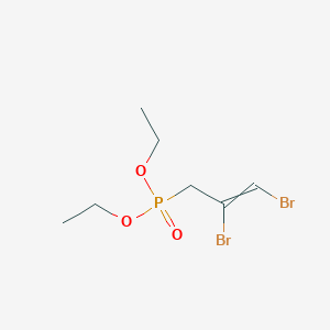 molecular formula C7H13Br2O3P B15483704 Diethyl (2,3-dibromoprop-2-en-1-yl)phosphonate CAS No. 15301-02-7