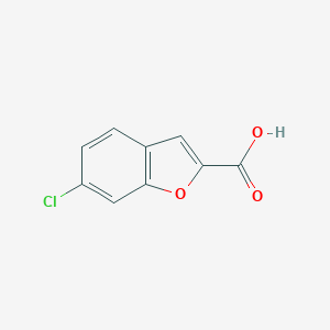 molecular formula C9H5ClO3 B154838 6-Chlorobenzofuran-2-carboxylic acid CAS No. 442125-04-4