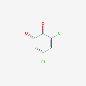 molecular formula C6H2Cl2O2 B15483849 3,5-Dichlorocyclohexa-3,5-diene-1,2-dione CAS No. 21405-51-6