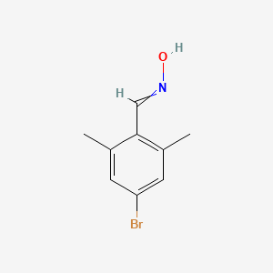 molecular formula C9H10BrNO B15483858 N-[(4-Bromo-2,6-dimethylphenyl)methylidene]hydroxylamine CAS No. 21789-40-2