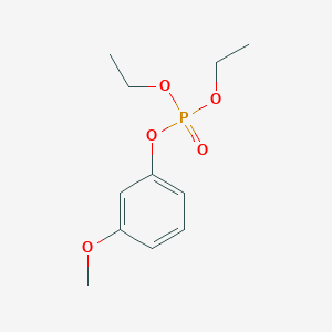molecular formula C11H17O5P B15483896 Diethyl 3-methoxyphenyl phosphate CAS No. 13538-32-4