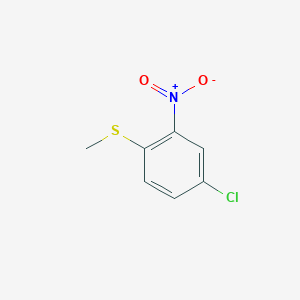 molecular formula C7H6ClNO2S B154839 4-Chloro-1-(methylsulfanyl)-2-nitrobenzene CAS No. 1889-57-2