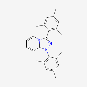 molecular formula C24H27N3 B15483904 1,3-Bis(2,4,6-trimethylphenyl)-1,8a-dihydro[1,2,4]triazolo[4,3-a]pyridine CAS No. 22234-69-1