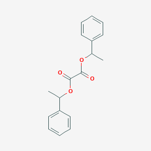 molecular formula C18H18O4 B15483986 Bis(1-phenylethyl) ethanedioate CAS No. 24523-30-6