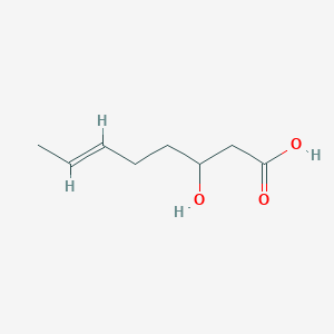 B154840 3-Hydroxy-6-octenoic acid CAS No. 128940-64-7