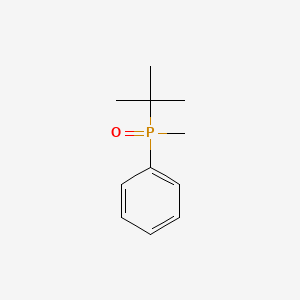 molecular formula C11H17OP B15484006 tert-Butyl(methyl)oxo(phenyl)-lambda~5~-phosphane CAS No. 21448-79-3