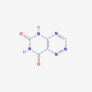 molecular formula C5H3N5O2 B15484170 Pyrimido[4,5-e][1,2,4]triazine-6,8(5H,7H)-dione CAS No. 23594-93-6