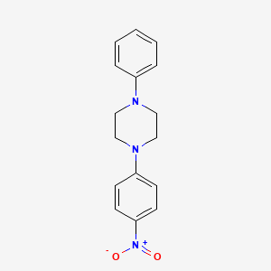 molecular formula C16H17N3O2 B15484186 1-(4-Nitrophenyl)-4-phenylpiperazine CAS No. 14960-95-3