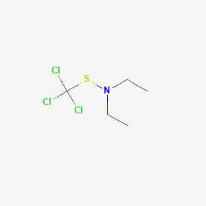 molecular formula C5H10Cl3NS B15484253 Methanesulfenamide, 1,1,1-trichloro-N,N-diethyl- CAS No. 13029-20-4