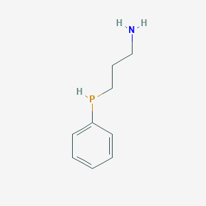 molecular formula C9H14NP B15484429 3-(Phenylphosphanyl)propan-1-amine CAS No. 13822-50-9