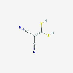 molecular formula C4H2N2S2 B15484550 Propanedinitrile, (dimercaptomethylene)- CAS No. 18771-14-7
