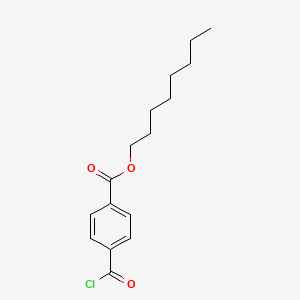 molecular formula C16H21ClO3 B15484580 Octyl 4-(chlorocarbonyl)benzoate CAS No. 13423-56-8