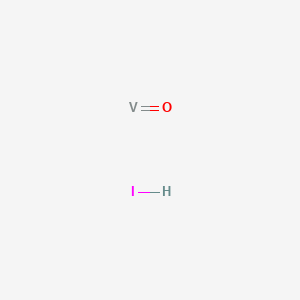 molecular formula HIOV B15484593 Oxovanadium--hydrogen iodide (1/1) CAS No. 23344-62-9