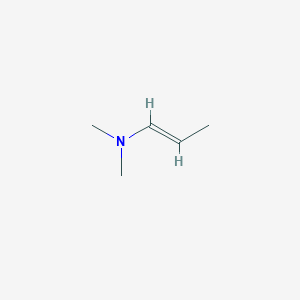 molecular formula C5H11N B15484652 (E)-N,N-dimethylprop-1-en-1-amine 