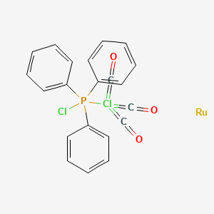 molecular formula C21H15Cl2O3PRu B15484771 CID 71358082 CAS No. 22863-29-2