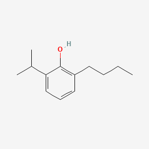 molecular formula C13H20O B15484783 Phenol, 2-butyl-6-isopropyl- CAS No. 22496-47-5