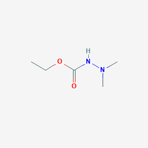 molecular formula C5H12N2O2 B15484790 Ethyl 2,2-dimethylhydrazine-1-carboxylate CAS No. 18197-55-2