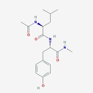 molecular formula C18H27N3O4 B15484793 N-Acetyl-L-leucyl-N-methyl-L-tyrosinamide CAS No. 23234-63-1