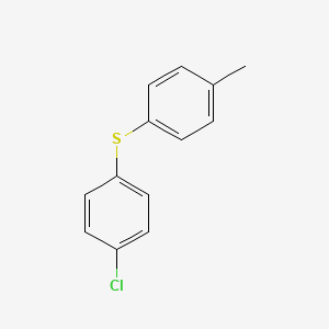 molecular formula C13H11ClS B15484905 Benzene, 1-chloro-4-[(4-methylphenyl)thio]- CAS No. 22865-55-0