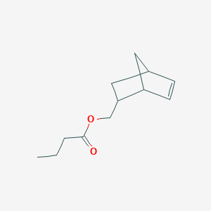 molecular formula C12H18O2 B15484911 Bicyclo[2.2.1]hept-5-en-2-ylmethyl butanoate CAS No. 21934-46-3