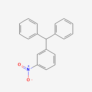 molecular formula C19H15NO2 B15484916 1-Benzhydryl-3-nitrobenzene CAS No. 6630-83-7