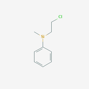 molecular formula C9H12ClSi B15485026 Chloroethylmethylphenylsilane 