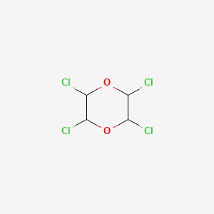 molecular formula C4H4Cl4O2 B15485109 2,3,5,6-Tetrachloro-1,4-dioxane CAS No. 6938-82-5