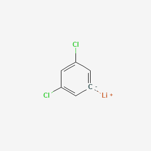 molecular formula C6H3Cl2Li B15485169 lithium;1,3-dichlorobenzene-5-ide CAS No. 17989-28-5