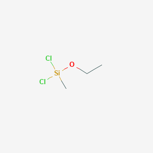molecular formula C3H8Cl2OSi B154853 甲基乙氧基二氯硅烷 CAS No. 1825-75-8