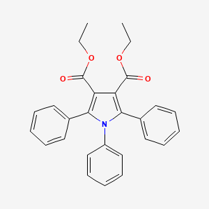 molecular formula C28H25NO4 B15485390 Diethyl 1,2,5-triphenyl-1H-pyrrole-3,4-dicarboxylate CAS No. 13315-77-0