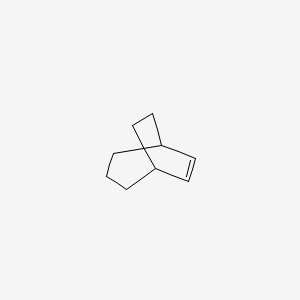 molecular formula C9H14 B15485536 Bicyclo[3.2.2]non-6-ene CAS No. 7124-86-9