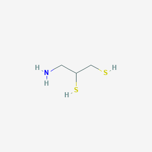 molecular formula C3H9NS2 B15485605 3-Aminopropane-1,2-dithiol CAS No. 15049-98-6