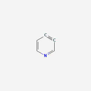 molecular formula C5H3N B15485652 3,4-Didehydropyridine CAS No. 7129-66-0