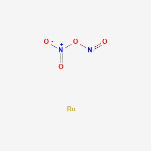 molecular formula N2O4Ru B15485694 Nitroso nitrate;ruthenium CAS No. 13841-94-6