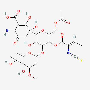 molecular formula C29H38N2O16S B15485722 Senfolomycin B CAS No. 11031-56-4