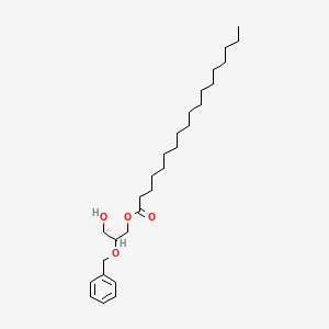 molecular formula C28H48O4 B15485735 2-(Benzyloxy)-3-hydroxypropyl octadecanoate CAS No. 18679-03-3
