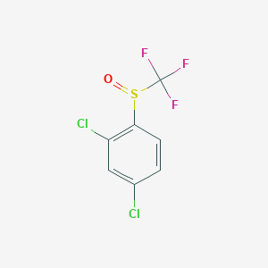 molecular formula C7H3Cl2F3OS B154858 2,4-Dichloro-1-(trifluoromethanesulfinyl)benzene CAS No. 1947-95-1