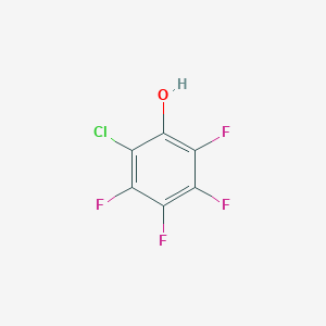molecular formula C6HClF4O B15485818 2-Chloro-3,4,5,6-tetrafluorophenol CAS No. 14754-07-5