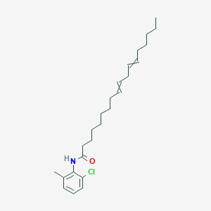 molecular formula C25H38ClNO B15485820 N-(2-chloro-6-methylphenyl)octadeca-9,12-dienamide CAS No. 18286-85-6