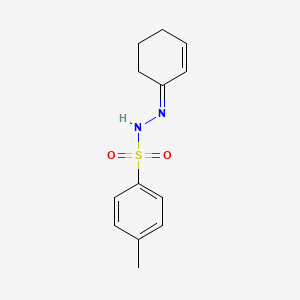 molecular formula C13H16N2O2S B15485848 N'-[(1E)-2-cyclohexen-1-ylidene]-4-methylbenzenesulfonohydrazide 